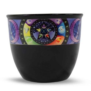 Smudge Bowl met Pentacle - Groot