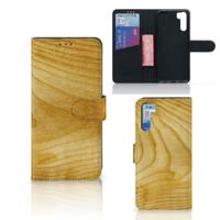 OPPO A91 | Reno3 | Book Style Case | Licht Hout OPPO A91 | Reno3 | Book Style Case | Licht Hout