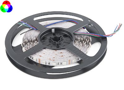 LED Strip 12 Volt - RGB - 5 meter - Dimbaar - IP65