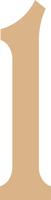 Vaessen Creative • mdf cijfer ''1'' 21,8cm