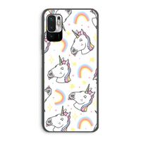 Rainbow Unicorn: Xiaomi Redmi Note 10 5G Transparant Hoesje