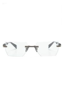 Balmain Eyewear lunettes de vue Pierre à monture rectangulaire - Noir