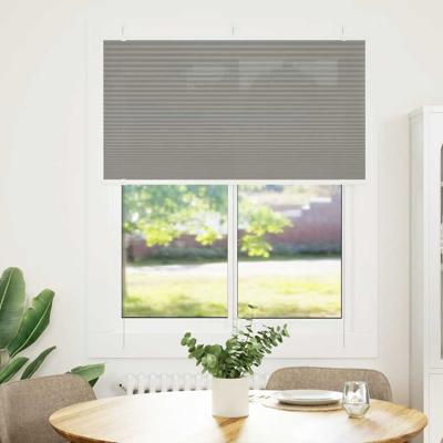 VidaXL Plissé rolgordijn 105x100 cm stofbreedte 104,4 cm antraciet