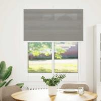 VidaXL Plissé rolgordijn 105x100 cm stofbreedte 104,4 cm antraciet