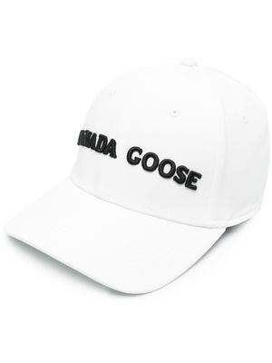 Canada Goose casquette à logo embossé - Blanc