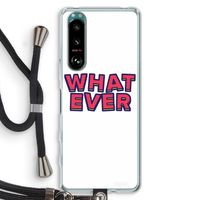 Whatever: Sony Xperia 5 III Transparant Hoesje met koord