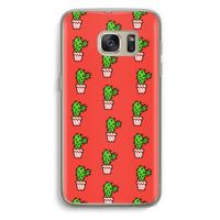 Mini cactus: Samsung Galaxy S7 Transparant Hoesje
