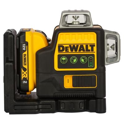 DEWALT DCE089D1G-QW 3x360° laser groen 12V XR - Inclusief 1x 2.0Ah Accu, Lader en Koffer