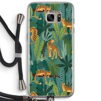 Luipaard 2: Samsung Galaxy S7 Edge Transparant Hoesje met koord Luipaard 2: Samsung Galaxy S7 Edge Transparant Hoesje met koord