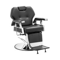Kappersstoel met voetensteun - 59 - 69 cm - 150 kg - Zwart