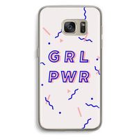 GRL PWR: Samsung Galaxy S7 Transparant Hoesje
