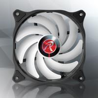 RAIJINTEK 0R40B00191 koelsysteem voor computers Moederbord, Processor Ventilator 12 cm Zwart, Wit 1 stuk(s) - thumbnail