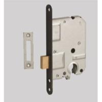 Nemef kastslot - PC55 mm - doornmaat 50 mm - 1258/3 - zwart gelakt