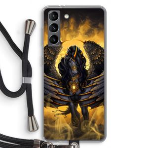 Pegasus: Samsung Galaxy S21 Transparant Hoesje met koord