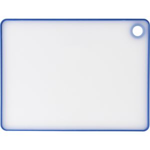 Excellent Houseware snijplank - wit/blauw - kunststof - 33 x 23 cm