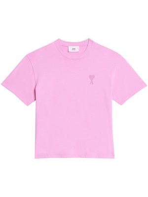 AMI Paris t-shirt à logo Ami de Coeur - Rose