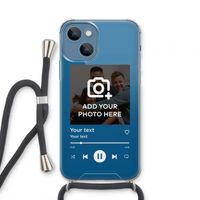 Music Player: iPhone 13 mini Transparant Hoesje met koord
