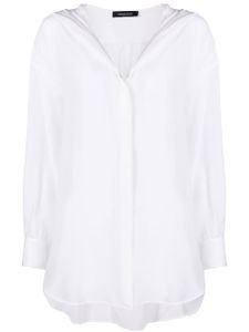 Fabiana Filippi chemise à capuche - Blanc