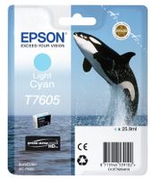 Epson T7605 Licht Cyaan High Capacity 25.9ml