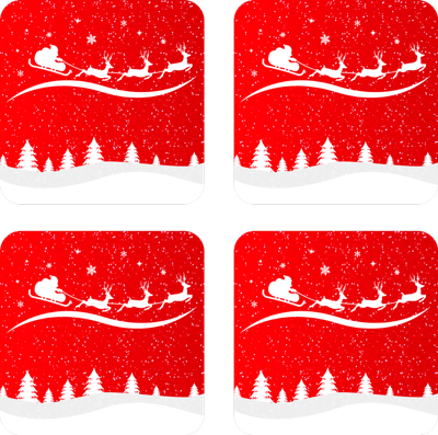 Kerst onderzetters