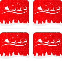 Kerst onderzetters