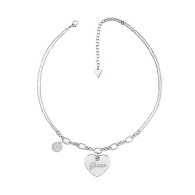 Dames hanger Guess JUBN05148JWRHWHT-U Zilverkleurig