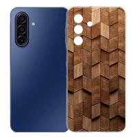 TPU Hoesje Samsung Galaxy A17 - Wooden Cubes Backcover