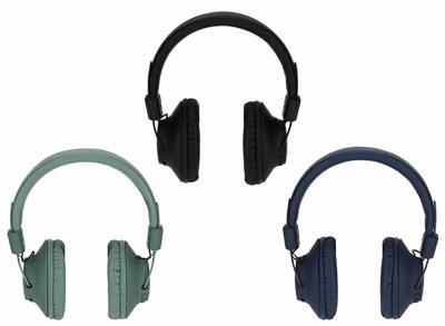 BRAINZ Koptelefoon Ace - Draadloze Koptelefoon - Zwart, Groen, Blauw