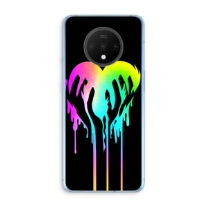 Hold My Heart: OnePlus 7T Transparant Hoesje