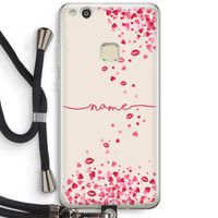 Hartjes en kusjes: Huawei Ascend P10 Lite Transparant Hoesje met koord