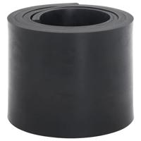 VidaXL Rubberen rand voor sneeuwploeg 180x15x1 cm zwart