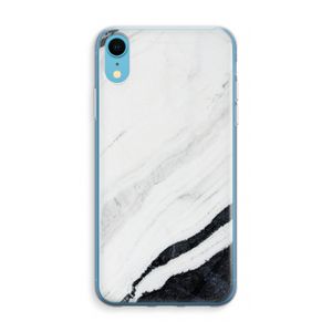 Elegante marmer: iPhone XR Transparant Hoesje