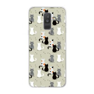 Katten: Samsung Galaxy A6 Plus (2018) Transparant Hoesje