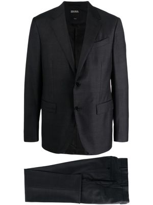 Zegna costume à carreaux - Bleu