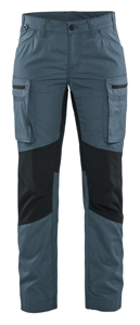 Blåkläder Dames Service werkbroek Stretch 71591845 | Gevoelloos blauw/Donkerblauw | Maat 50 - 7330509787687