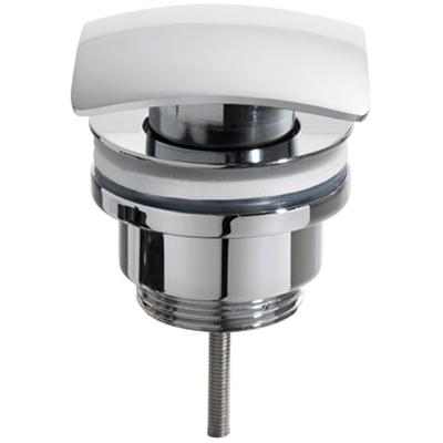 Wiesbaden Rombo Chroom Clickwaste Afvoerplug 5/4" Vierkant