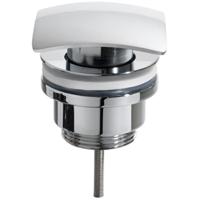 Wiesbaden Rombo Chroom Clickwaste Afvoerplug 5/4" Vierkant