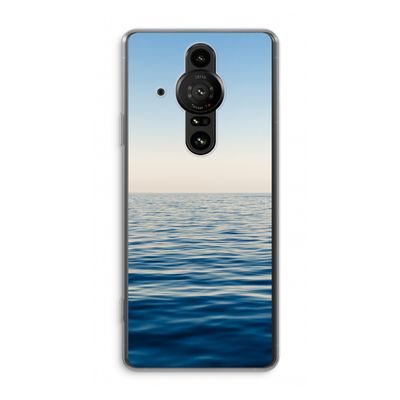 Water horizon: Sony Xperia Pro-I Transparant Hoesje