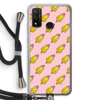Waterijsjes: Huawei P Smart (2020) Transparant Hoesje met koord
