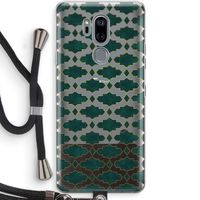 Moroccan tiles: LG G7 Thinq Transparant Hoesje met koord