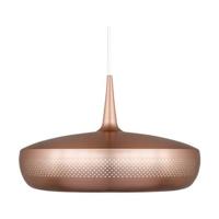 Umage Clava Dine hanglamp brushed copper - met koordset wit - Ø 43 cm