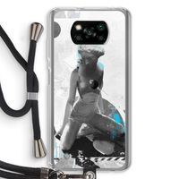 I will not feel a thing: Xiaomi Poco X3 NFC Transparant Hoesje met koord