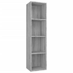 vidaXL Boekenkast / tv-meubel 36x30x143 cm grijs sonoma eikenkleurig