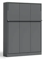 Tweepersoons opklapbed Royal Queen 150x200 cm antraciet - Koudschuim tot 120 KG