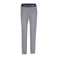 Tom Tailor gestreepte pyjamabroek donkerblauw/wit - thumbnail