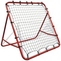 VidaXL Voetbal kickback rebounder verstelbaar 100x100 cm