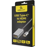 Cablepert adapter USB-C naar HDMI , 0,15 m