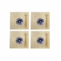 Sushi set DKD Home Decor 14,5 x 14,5 x 31 cm Blauw Wit Keramiek Orientaals (16 Onderdelen)