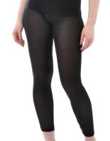 Zijden Dames Legging Alkena Kleur Zwart Maat Medium