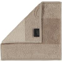 Cawö Cawö Two-Tone Gezichtsdoekje Zand 30x30